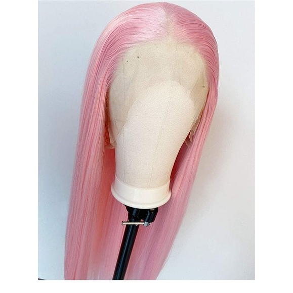 Pink wig main image 4